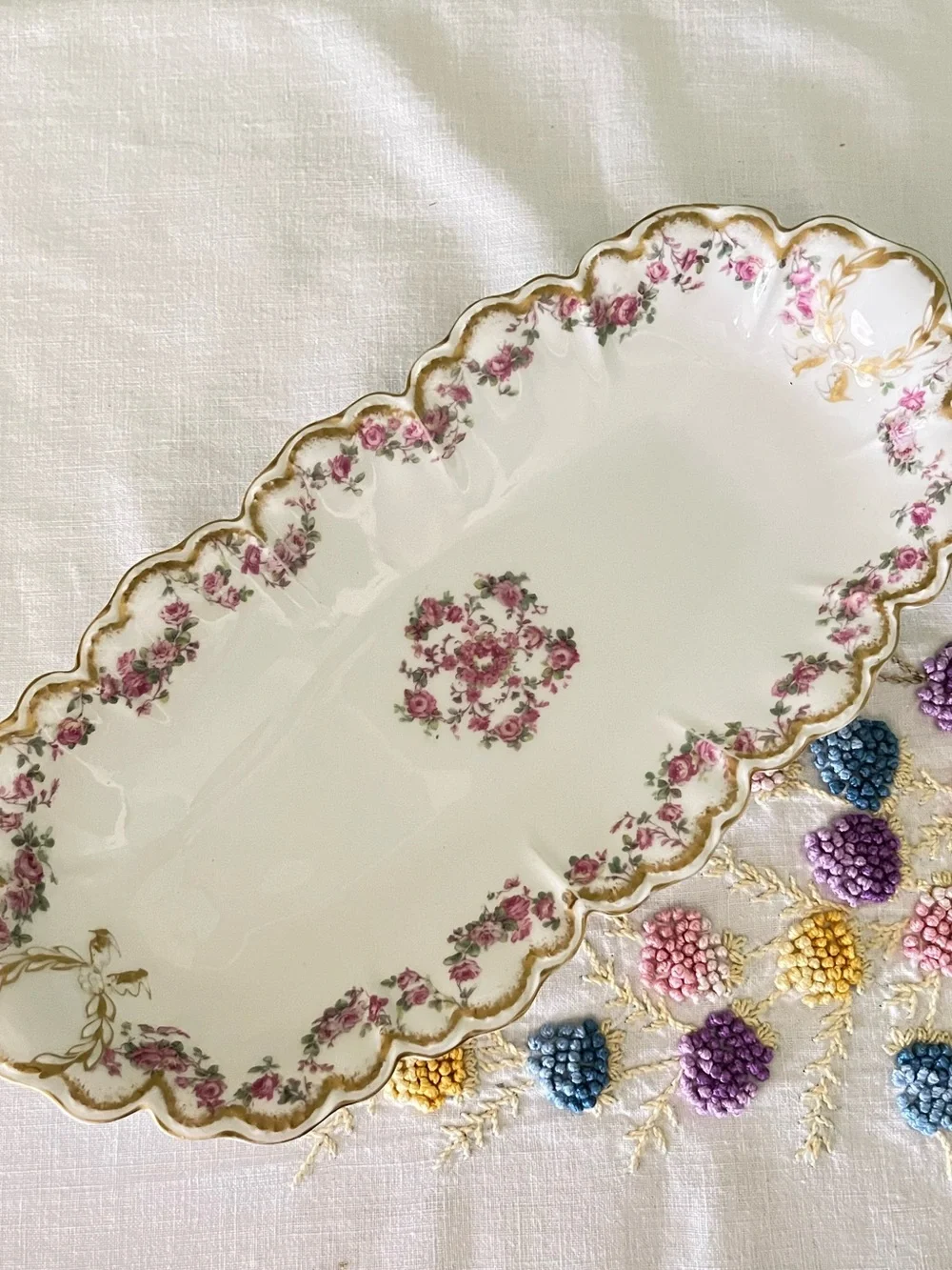 Antique Haviland Limoges Schleiger 39C Platter